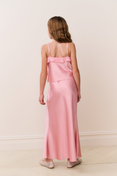 Tween Thyme Charmeuse Maxi Skirt