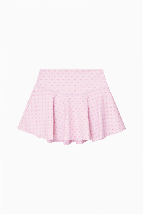 Tiffy Velvet Flock Bow Active Skirt