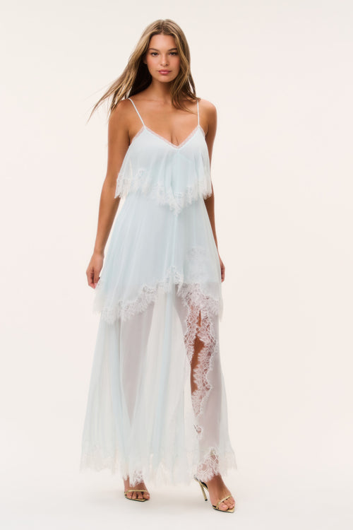 Toby Silk Chiffon Maxi Dress