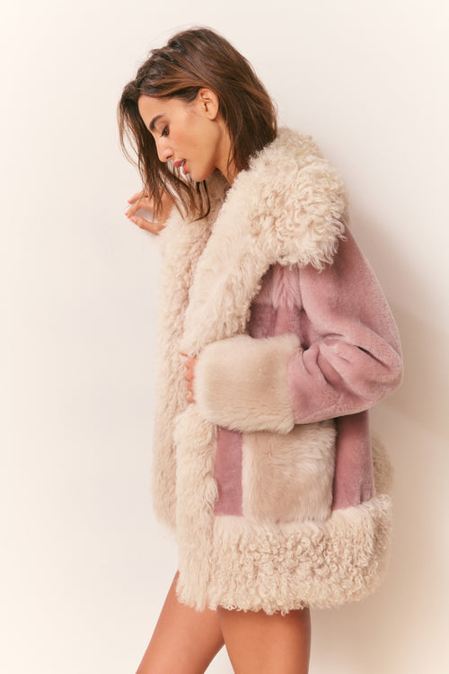 Tuskara Oversized Shearling Jacket