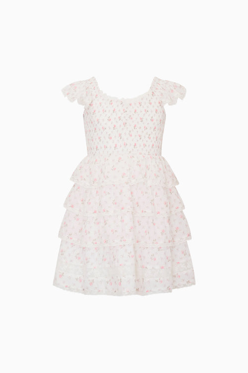Tween Linoette Floral Cotton Dress