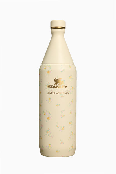 STANLEY X LoveShackFancy オールデイスリムボトル Stanley 1913 The All Day Slim Bottle in Lemon Haze