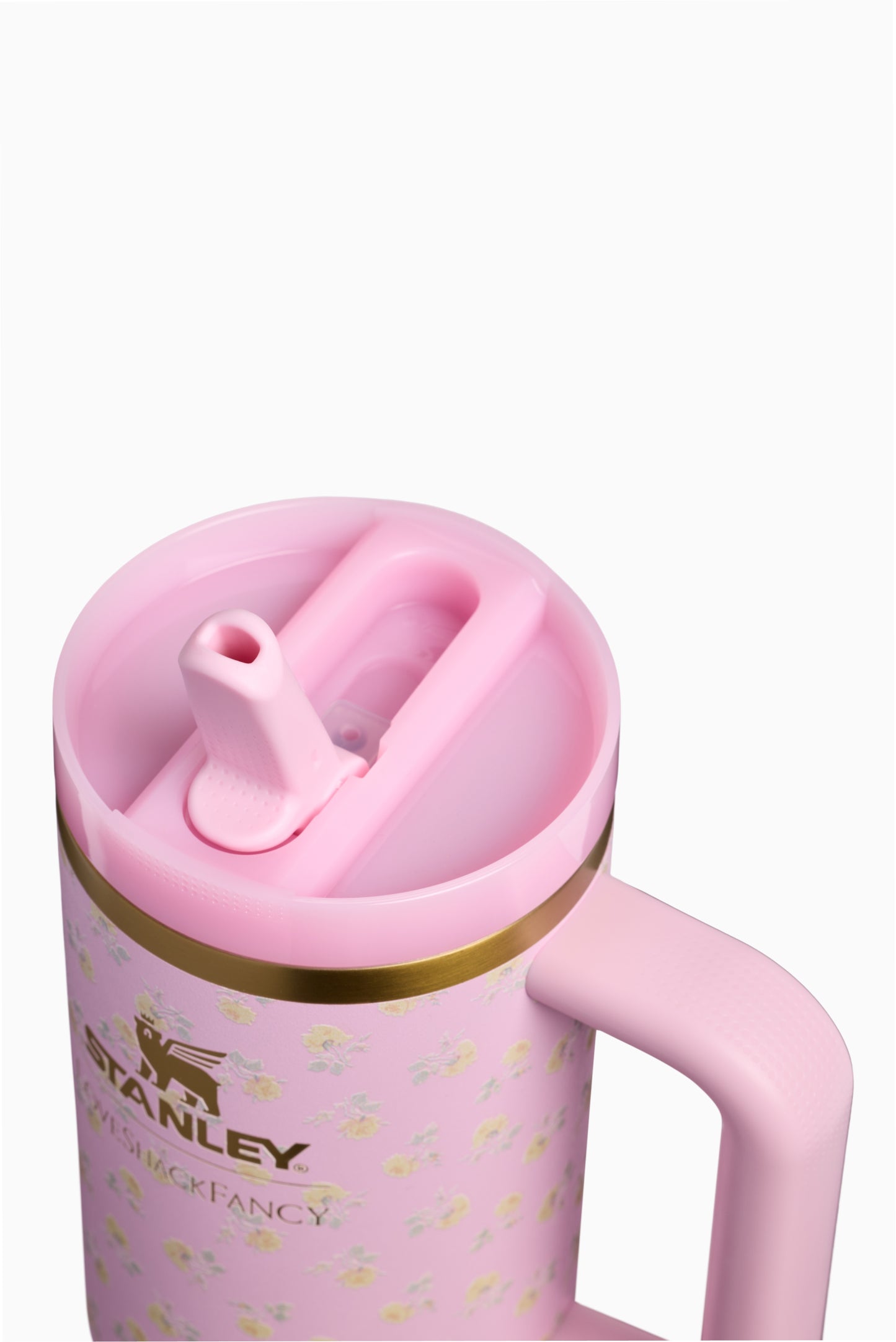 Floral Graphic Stainless Steel Flip Straw Tumbler | LoveShackFancy