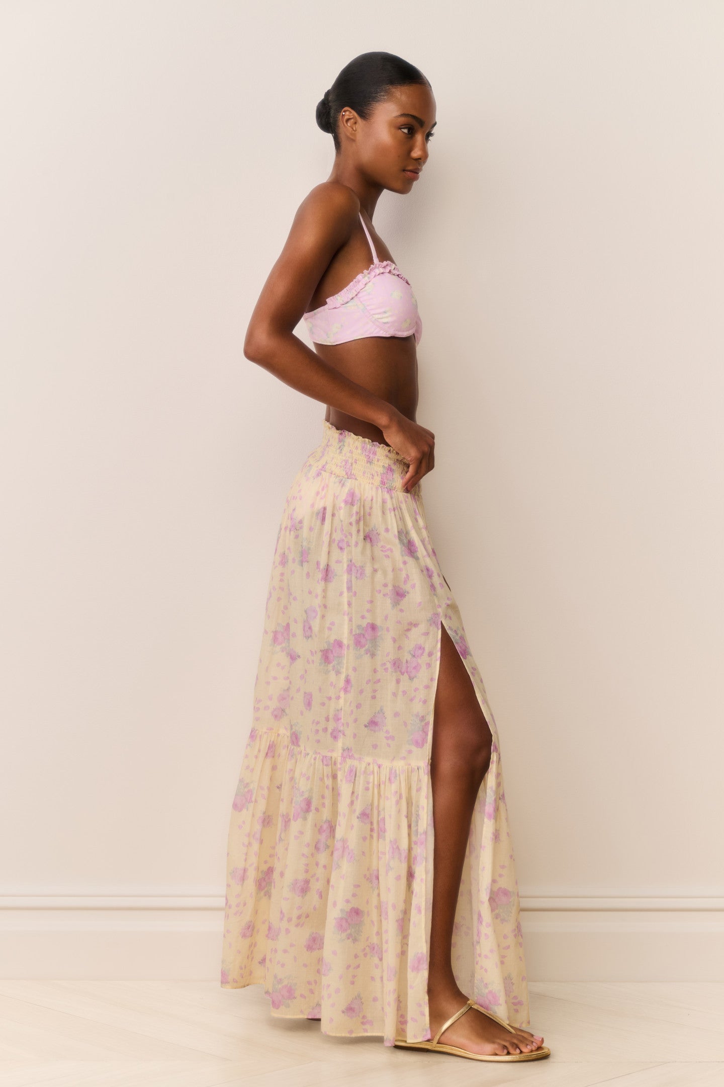 Floral Cotton Maxi Tiered Skirt | LoveShackFancy