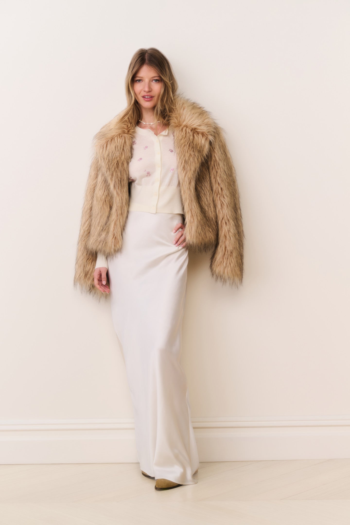 Valina Faux Fur Jacket | LoveShackFancy.com