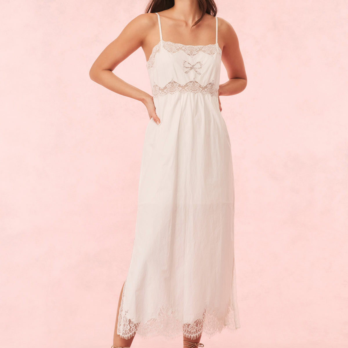 新品タグ付きrosemuse cotton lace ribbon dress cotton lace ribbon dress – BUNNY APARTMENT