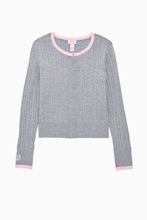 PINK x LoveShackFancy Long Sleeve Knit Cardigan