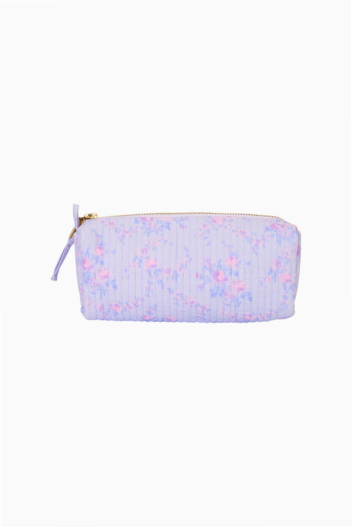 Weslyn Cotton Quilted Pencil Case