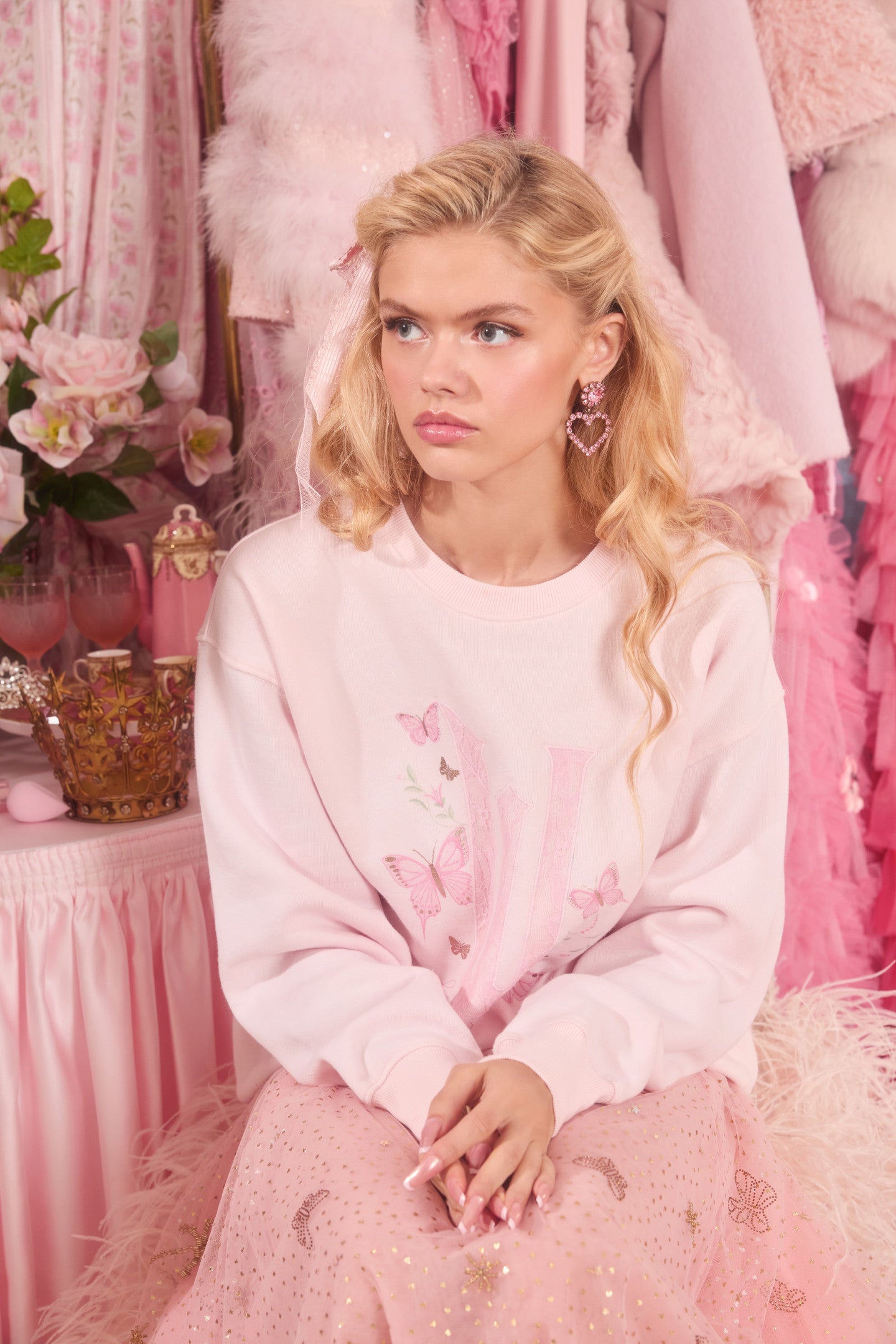 Women's Pink Designer Tops | LoveShackFancy