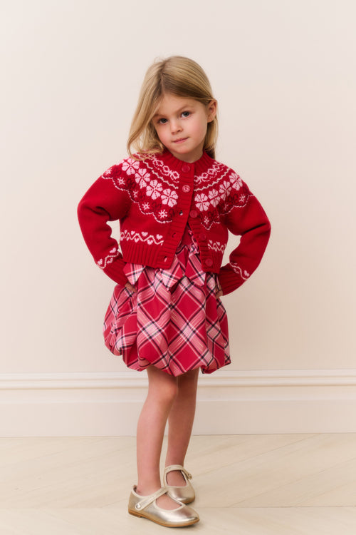 Little Girls Wrenna Fair Isle Cardigan