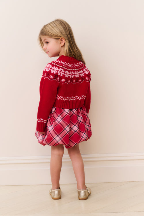 Little Girls Wrenna Fair Isle Cardigan