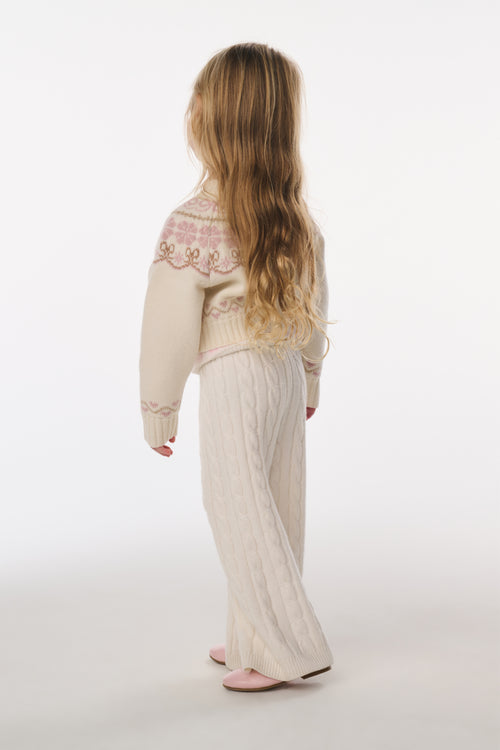 Little Girls Wrenna Fair Isle Cardigan