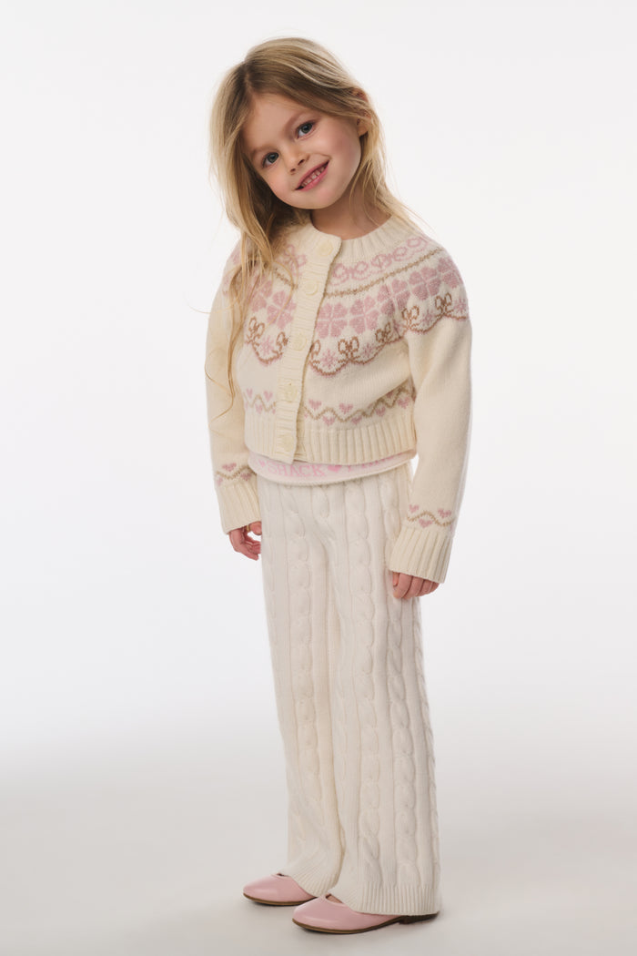 Little Girls Wrenna Fair Isle Cardigan