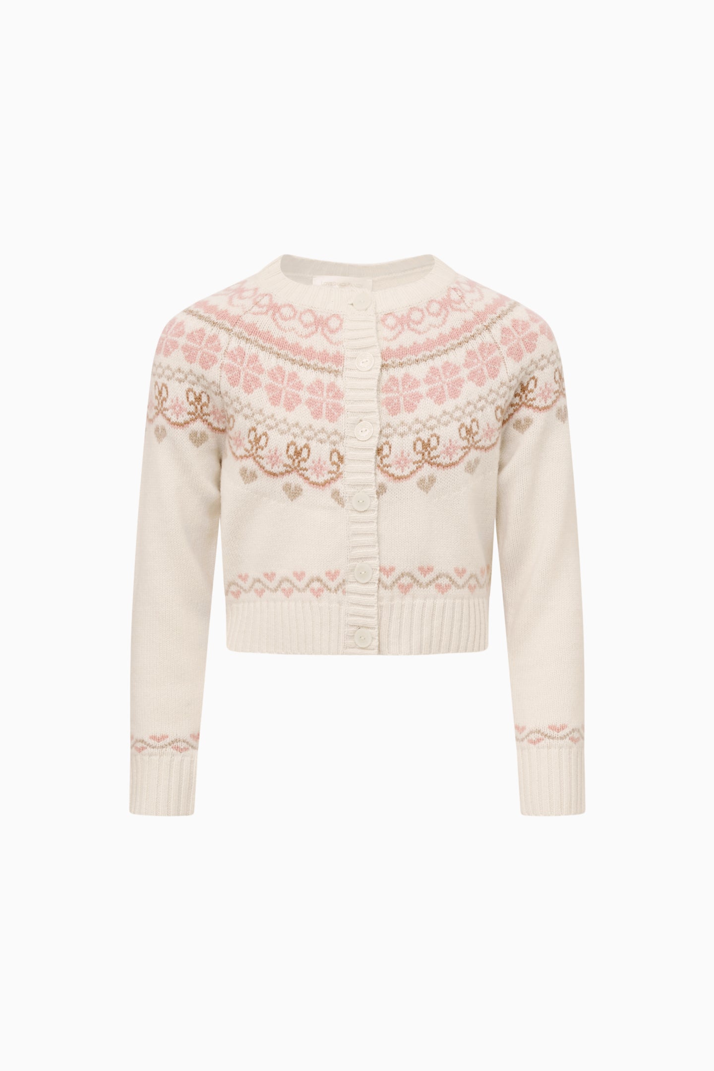 Tween Wrenna Fair Isle Cardigan