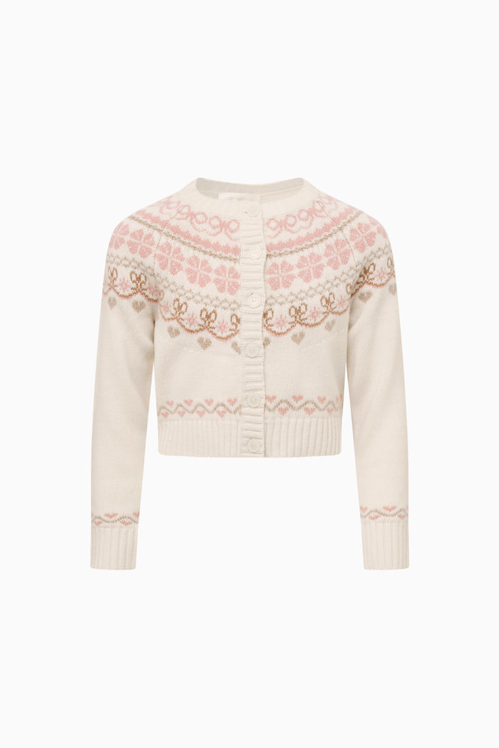Tween Wrenna Fair Isle Cardigan