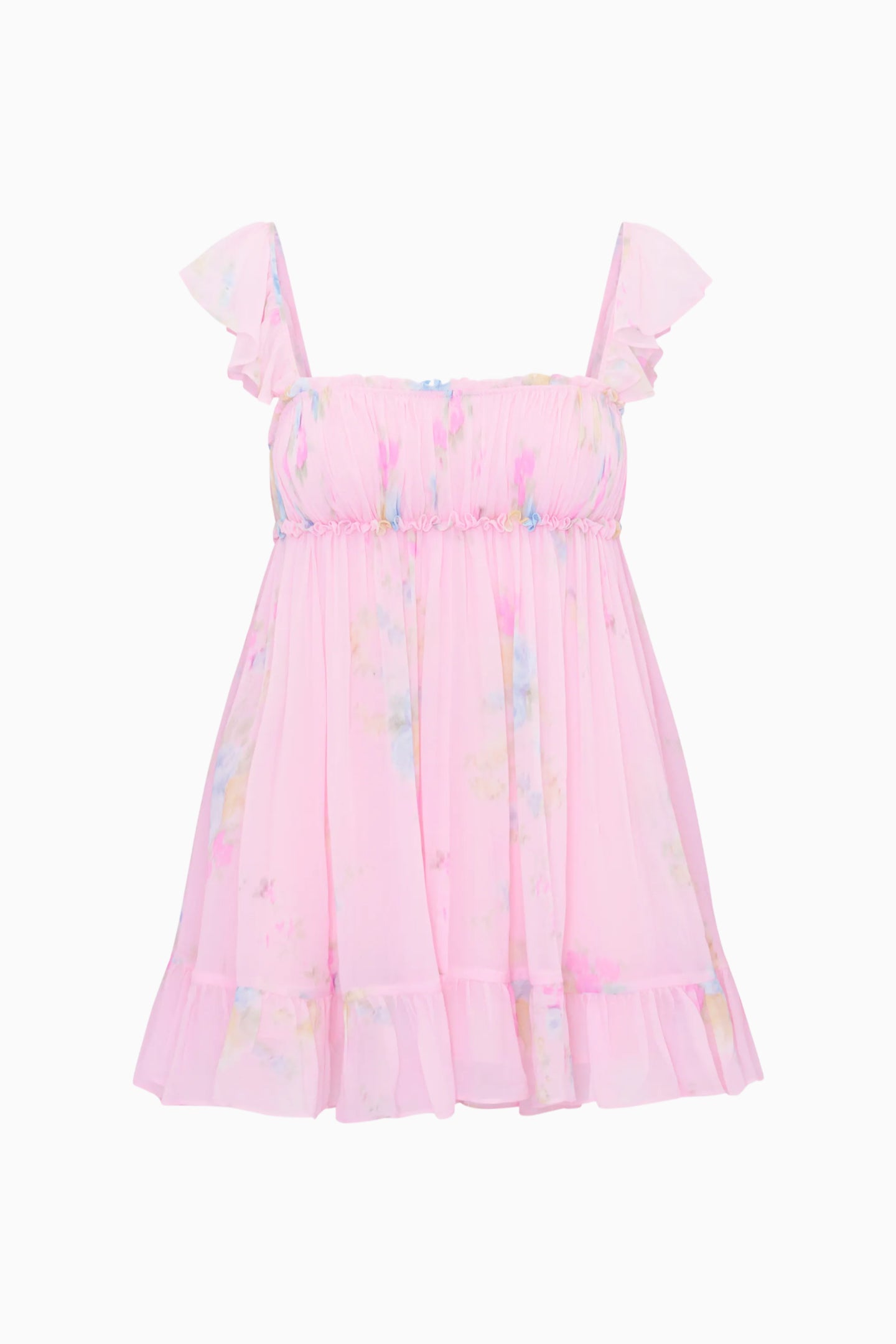 Zanira Floral Chiffon Mini Dress