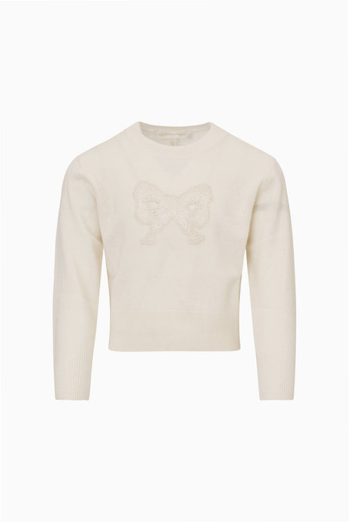 Tween Zolee Lace Bow Pullover