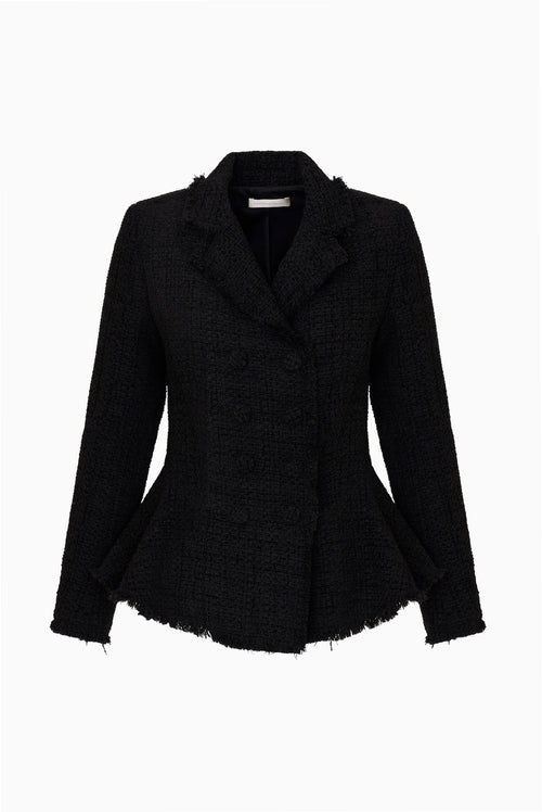 Morrow Tweed Peplum Jacket