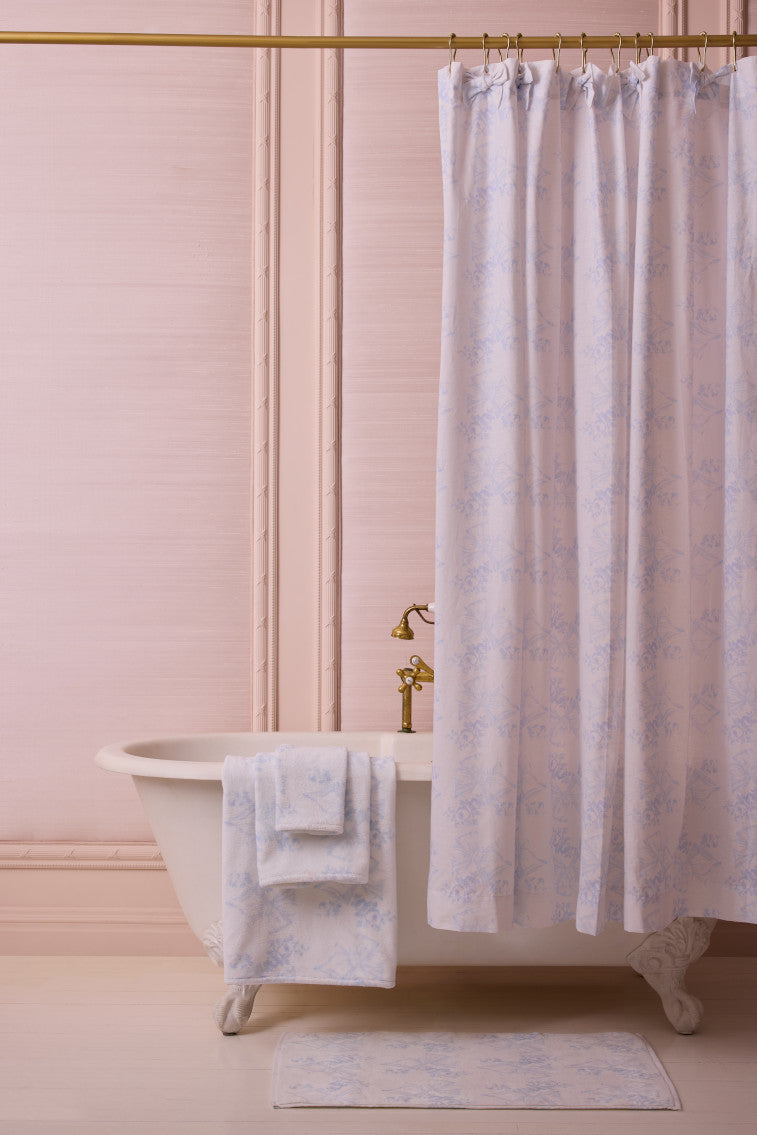 Linen Bow Shower Curtain