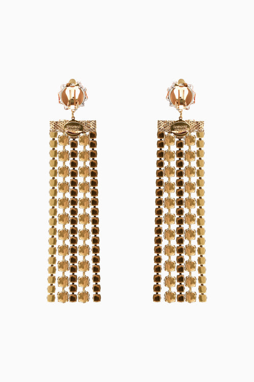 Erickson Beamon Crystal Statement Earrings