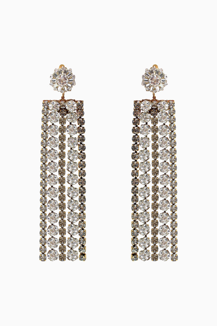 Erickson Beamon Crystal Statement Earrings