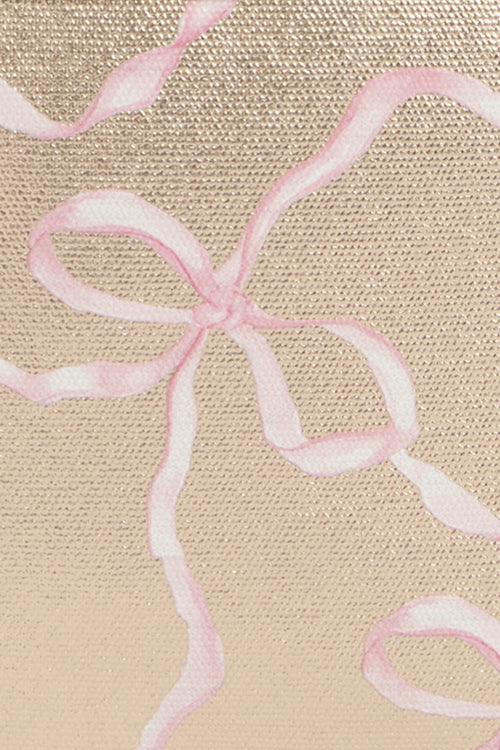 STATE x LoveShackFancy Gold Kane Double Pocket Backpack