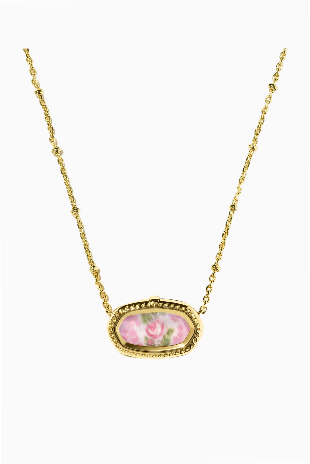 Kendra Scott x LoveShackFancy Elisa Color Bar Locket Necklace Gif