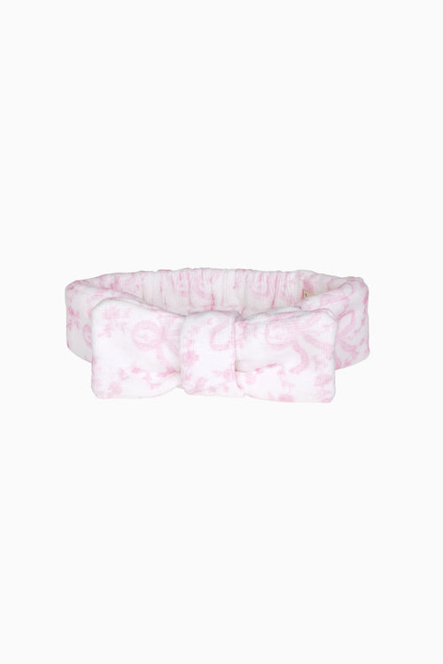 Holiday Bow Face Wash Beauty Headband