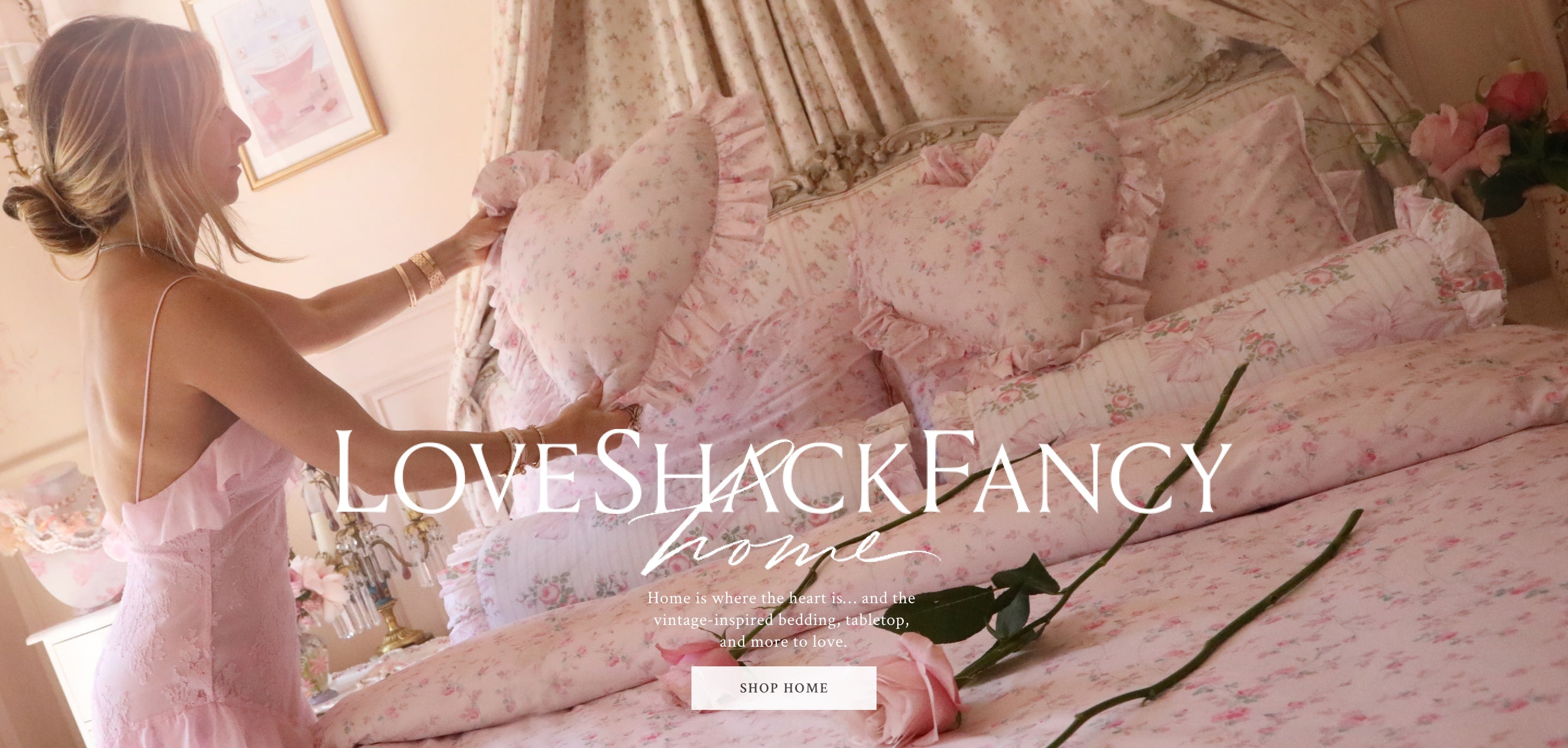 Home is where the heart is... Shop new LoveShackFancy Home