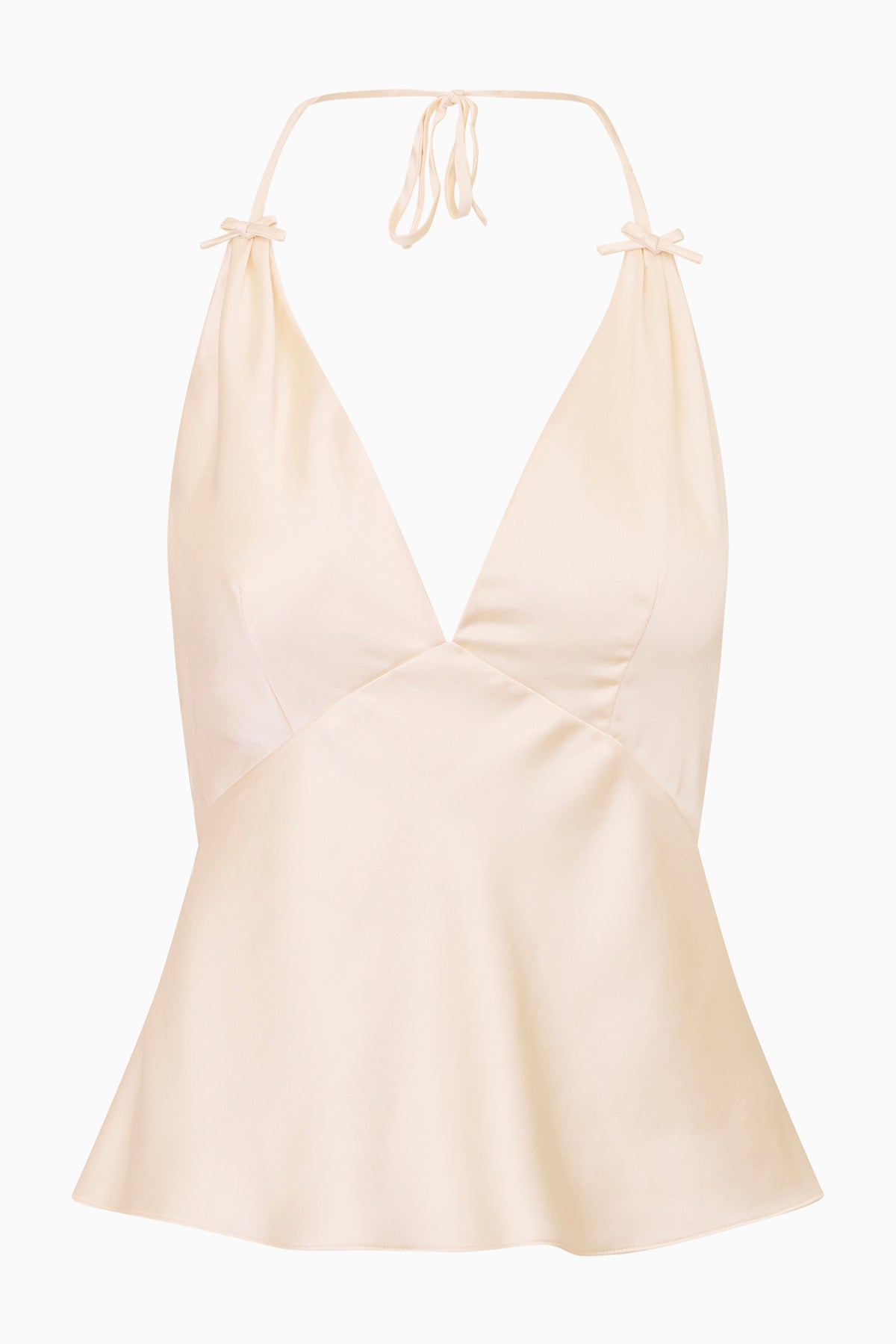 Carola Satin Halter Top