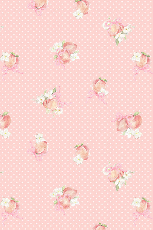 Peach Pom Pom Manuela Maxi Dress