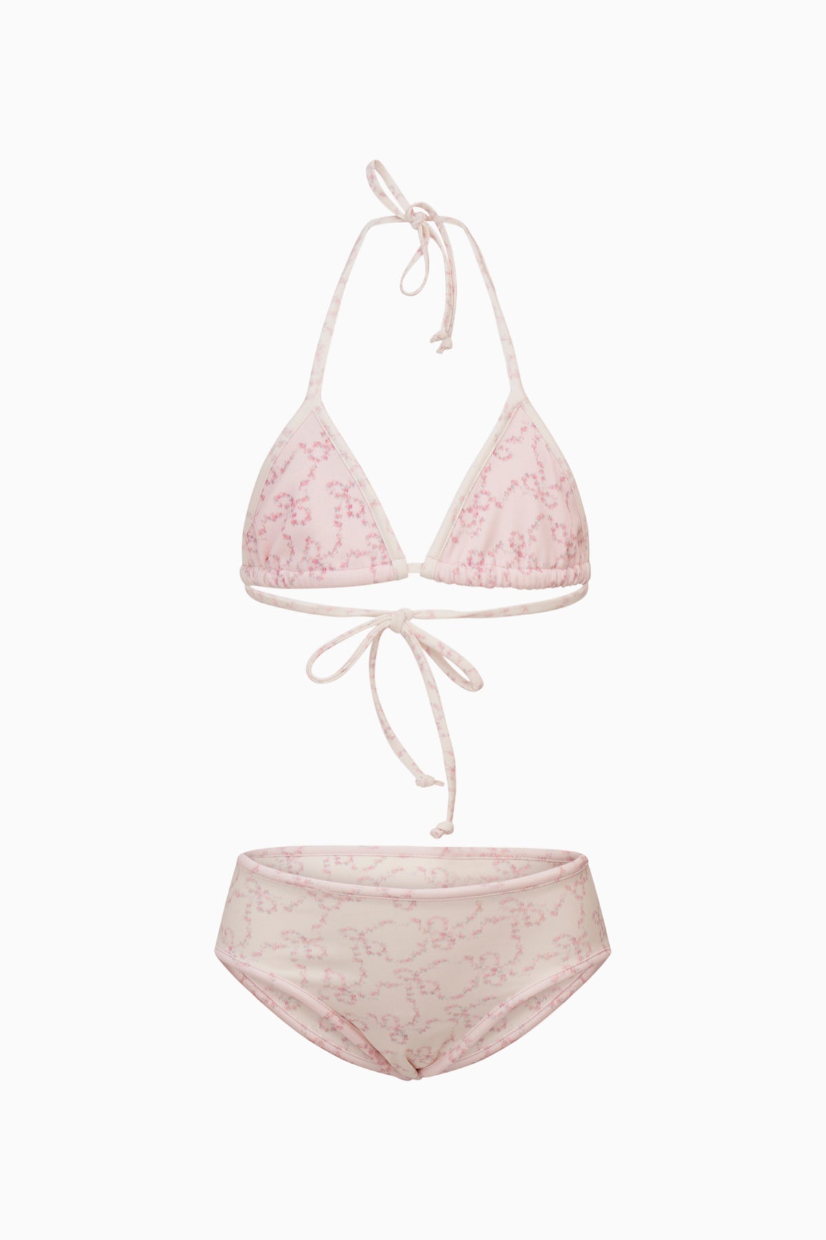 Girls Finnie Floral Bow Print Bikini main image 0