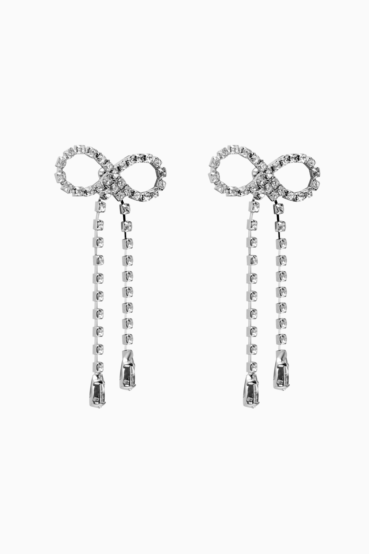 Erickson Beamon Crystal Bow Earrings
