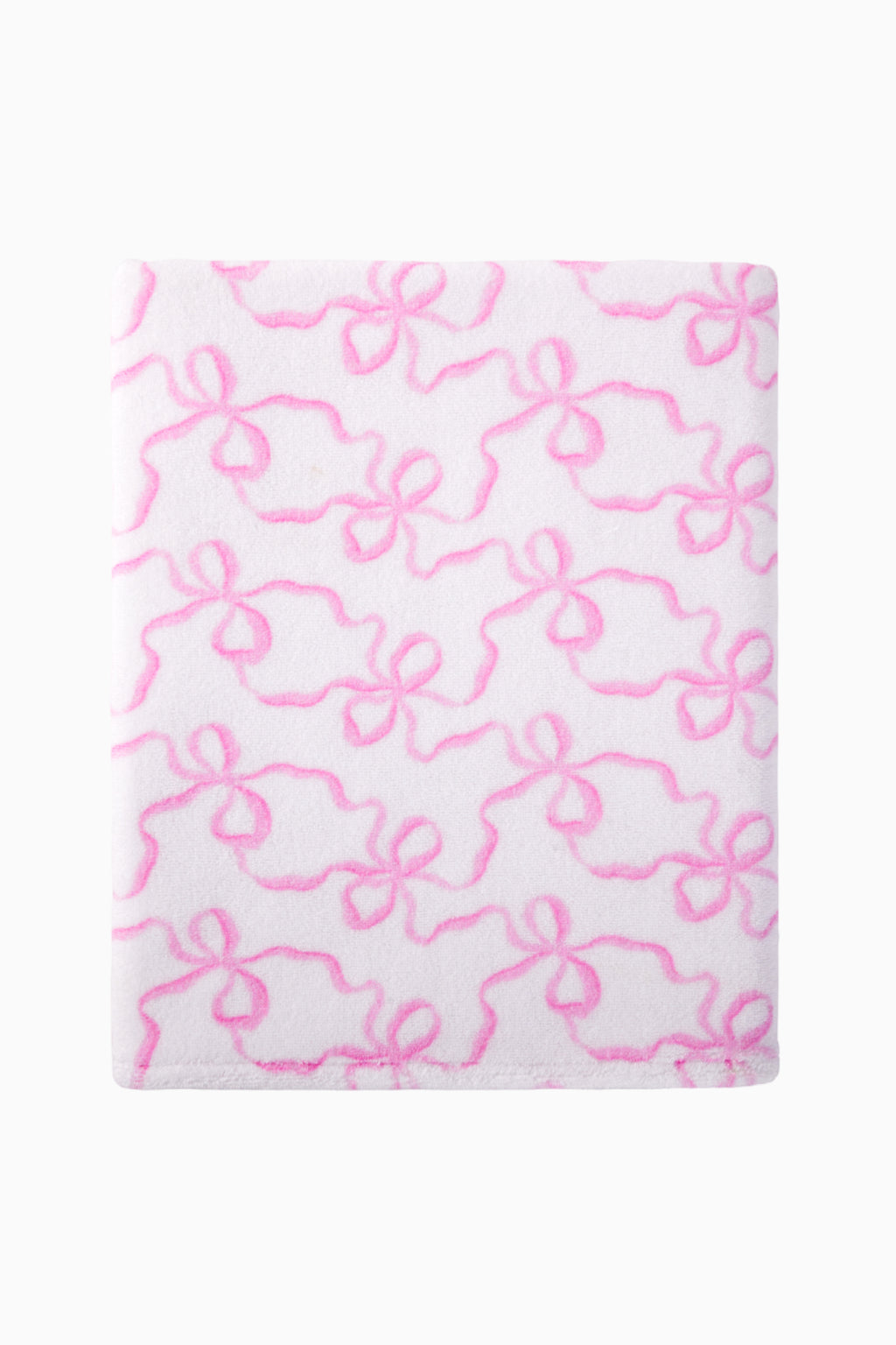 Cotton Bath Towel Bow Print BONNET