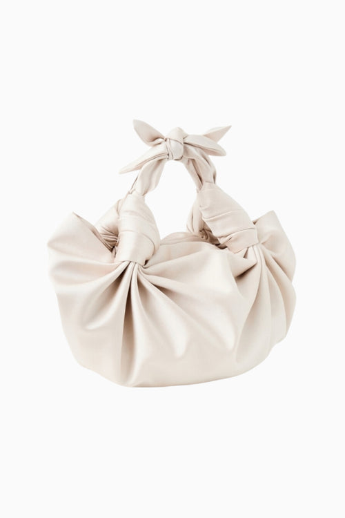 NLA Bejeweled Champagne Knot Bag