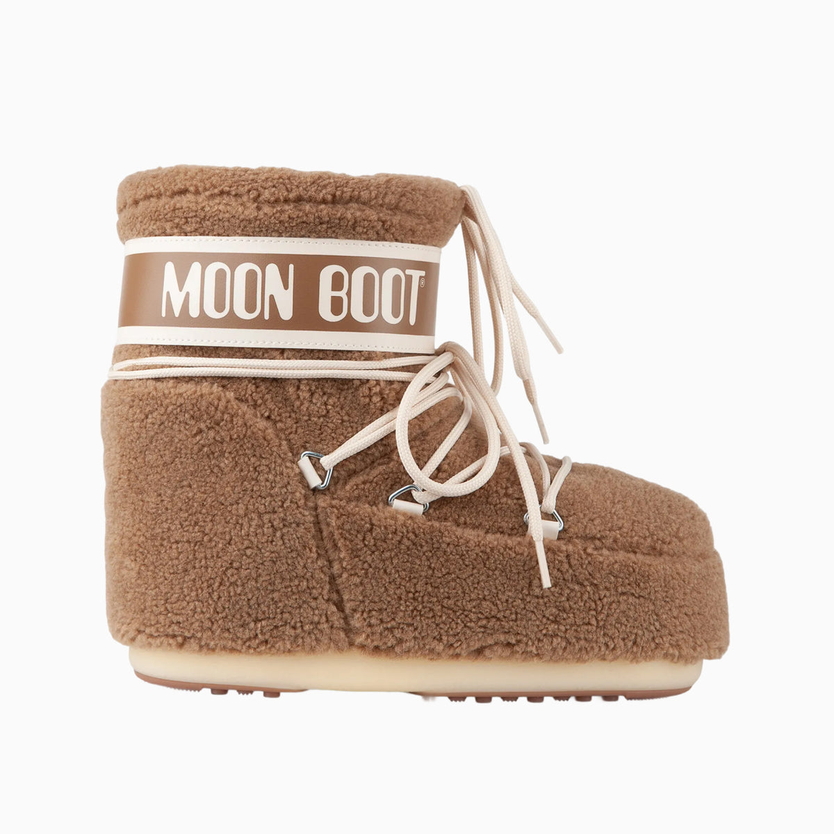 Moon Boot Icon Low Camel Fleece Boots