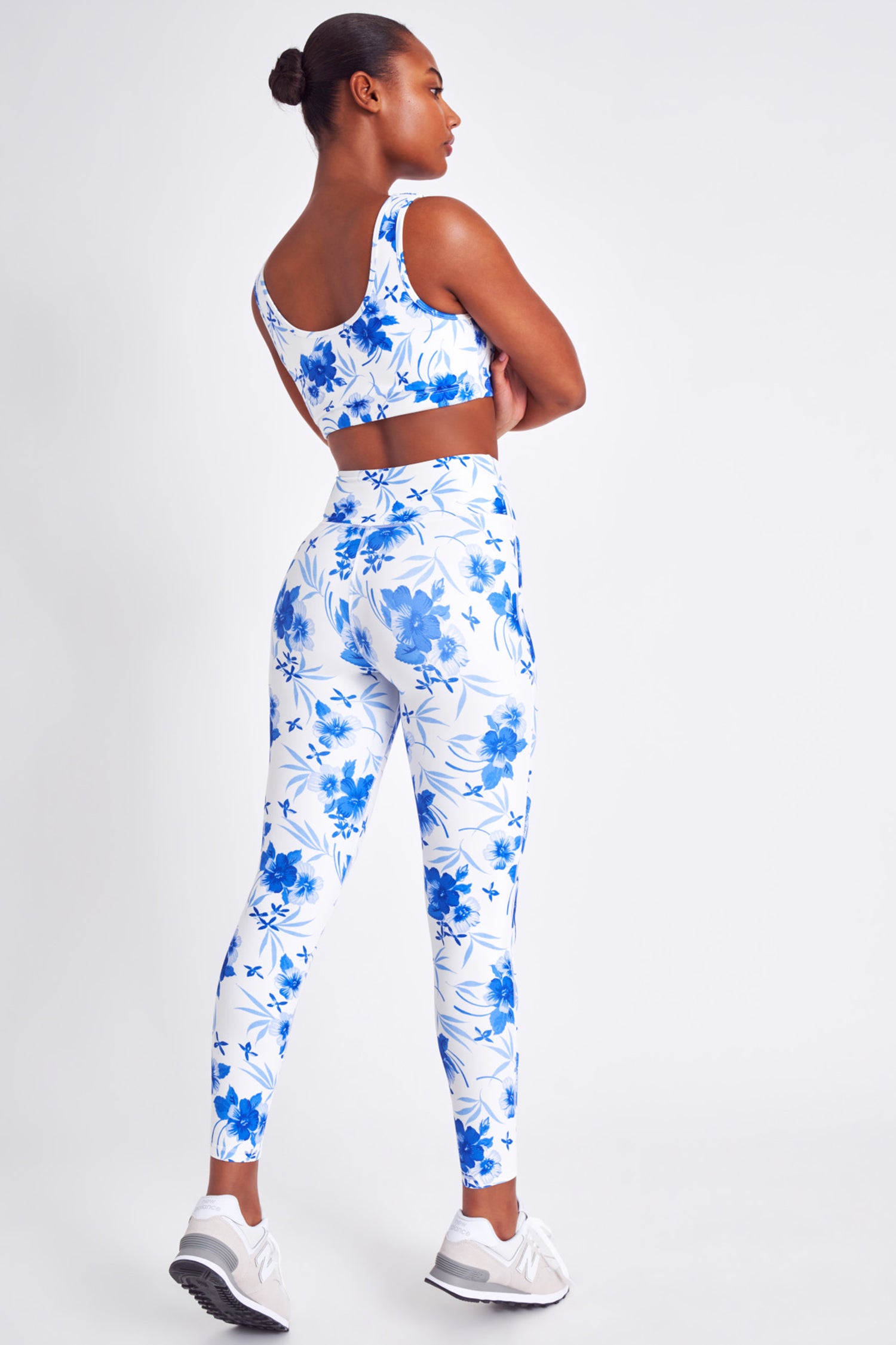 nemen duim Duiker Adries Blue Floral Legging - Women's Activewear | Shop LoveShackFancy.com
