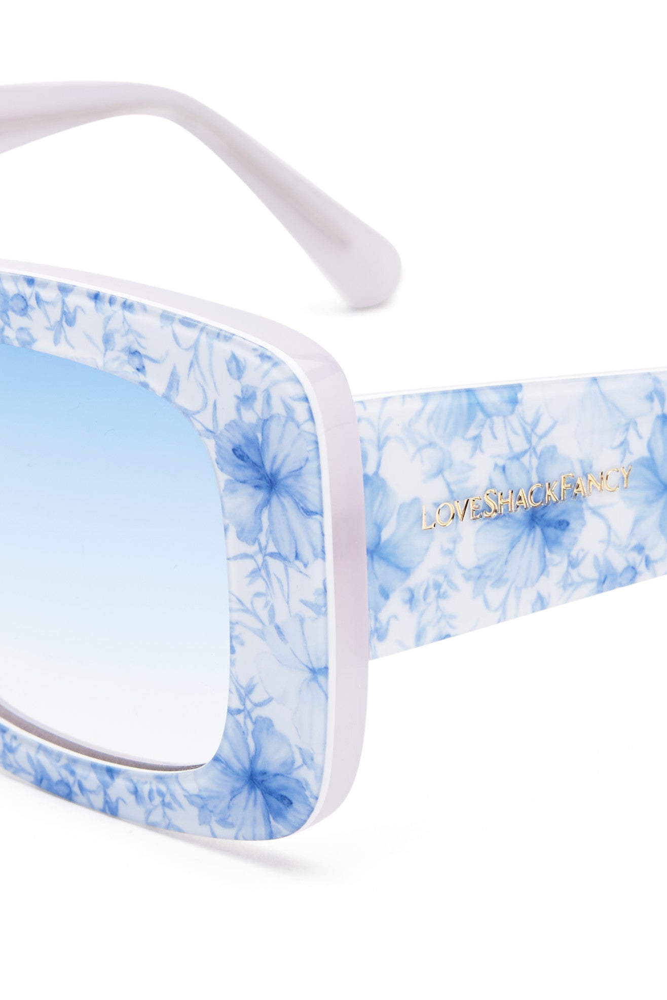 Womens square printed sunglasses clearwaters