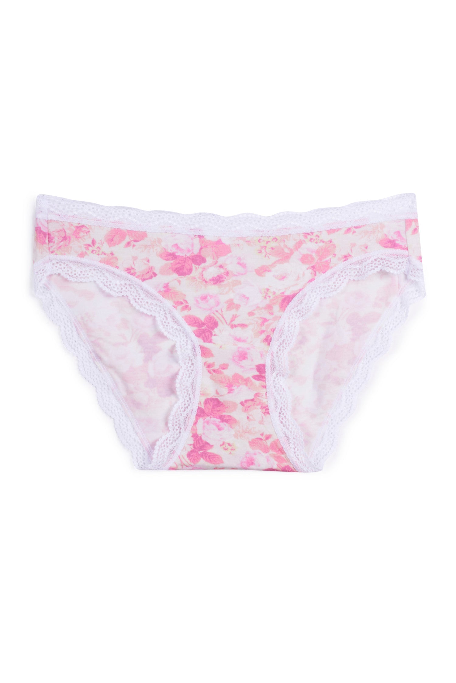 Womens sustainable multi floral lace knicker underwear box set