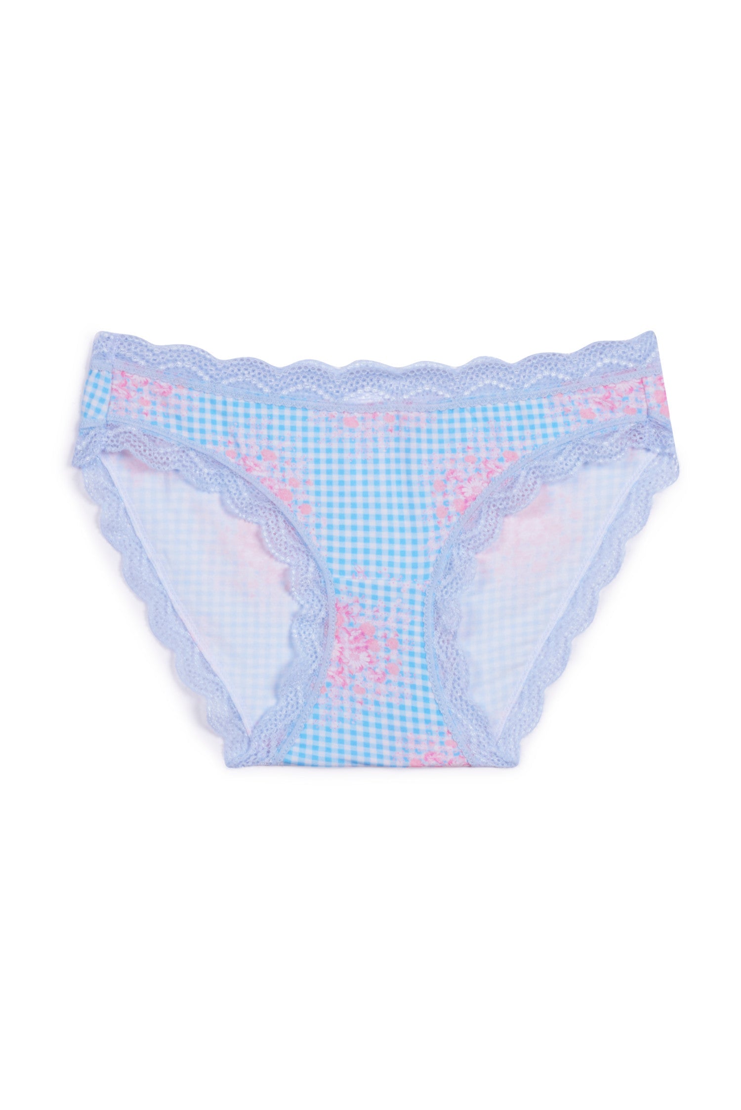 Womens sustainable multi printed lace knicker underwear box set