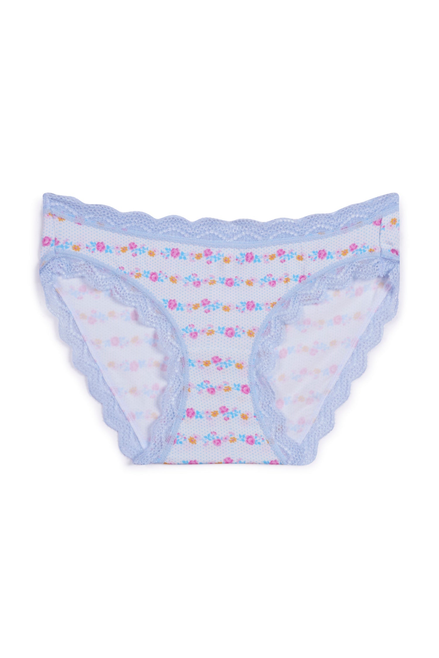 Womens sustainable multi printed lace knicker underwear box set