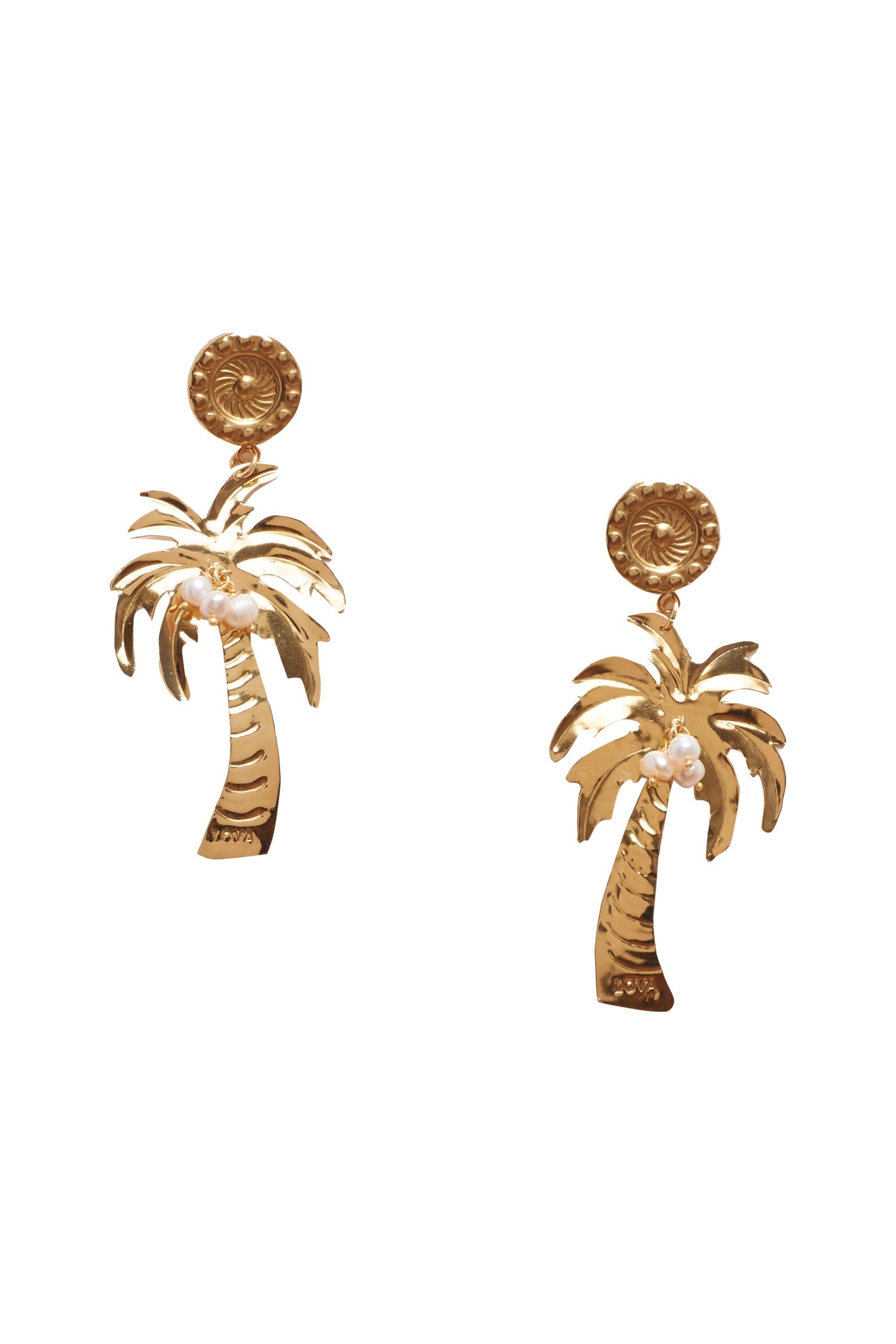 LoveShackFancy x Lova Palm Tree Earrings